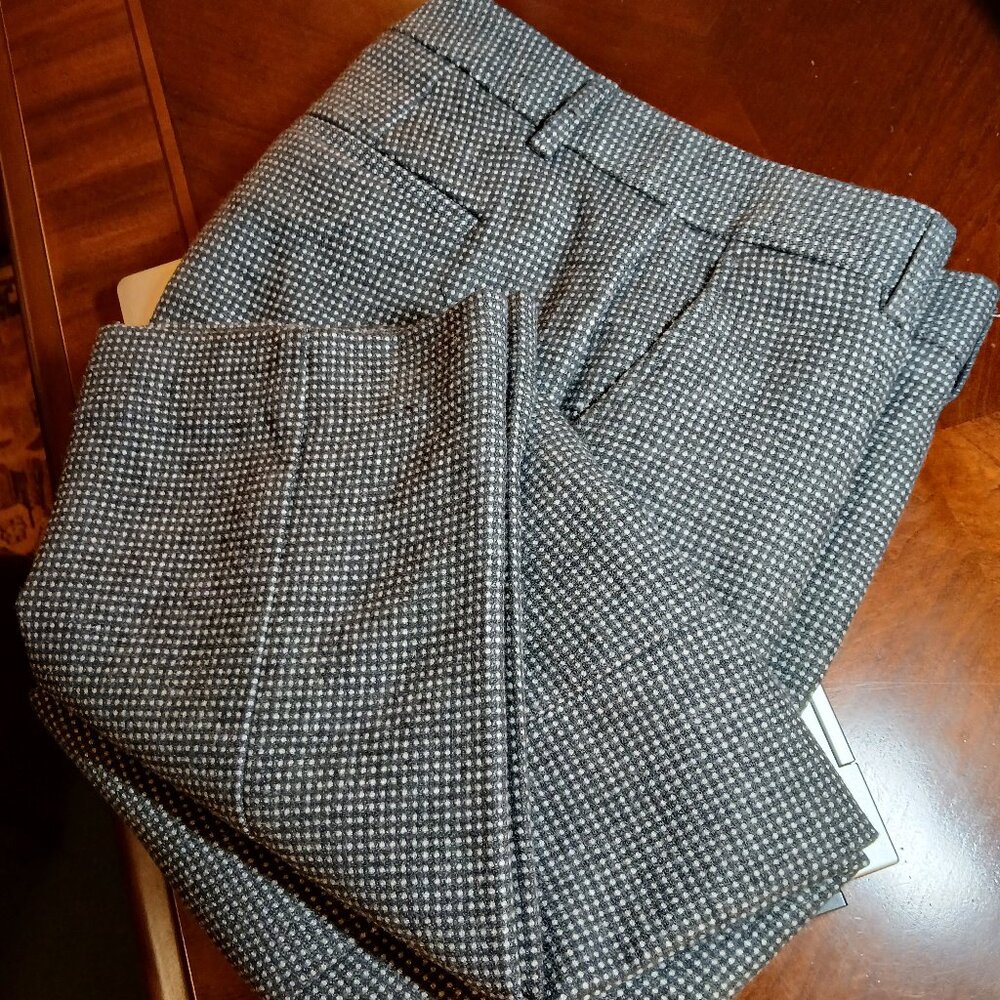 BANANA REPUBLIC Wool Blend Gray Dress Trousers 0R - EUC